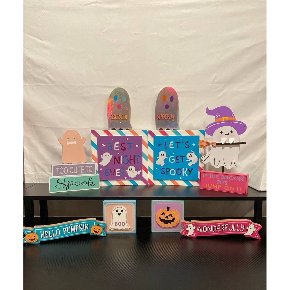 Halloween Bundle -10 piece LET's GET SPOOKY - IF THE BROOM FITS JUMP ON IT
